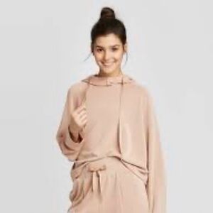 JoyLab Women's Cowl Neck Sweater in Warm Tan